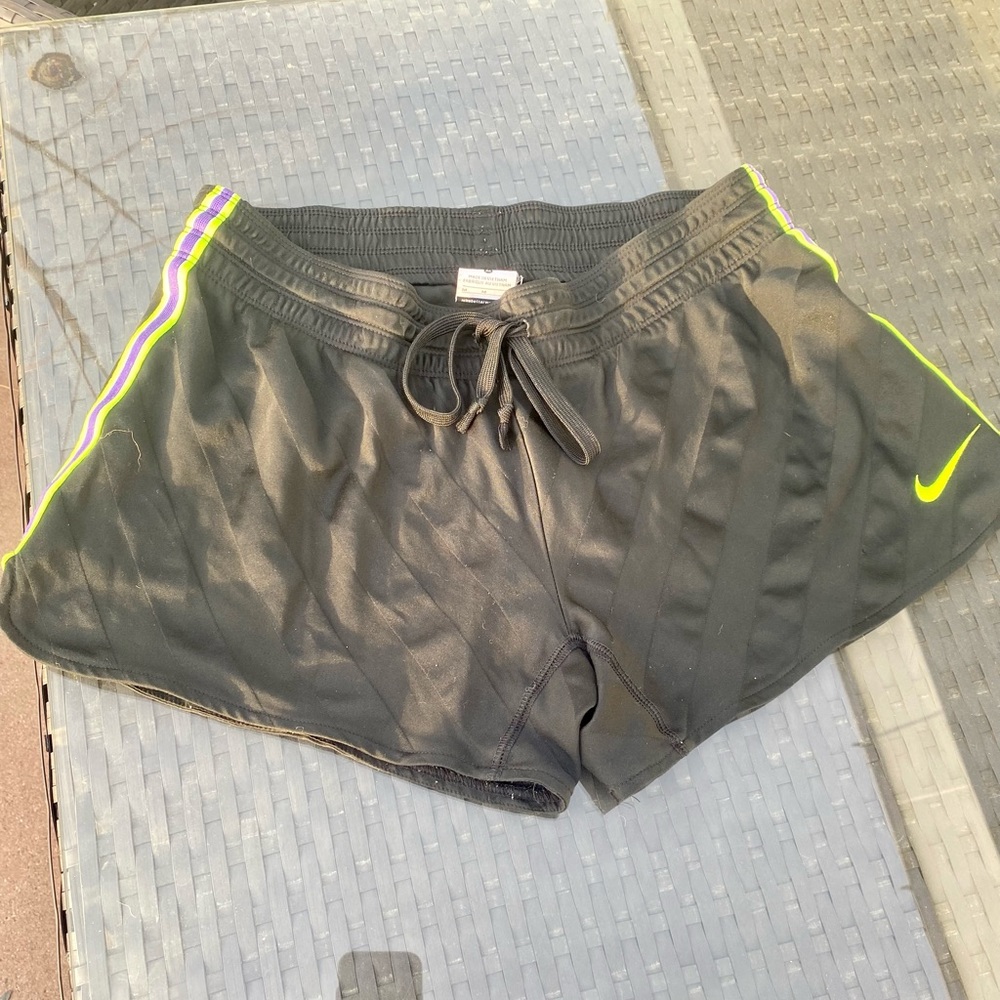 Black Nike athletic shorts